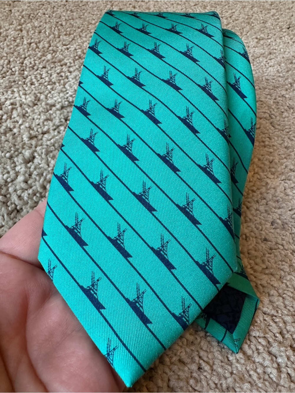 Vineyard Vines Silk Tie USA Made Sport Fishing NWT